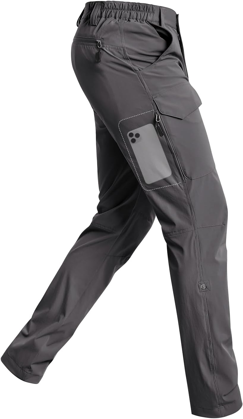 51EHjES1uoL._AC_SL1500_.jpg Men's Stretch Water Resistant Hiking Pants - Image 1