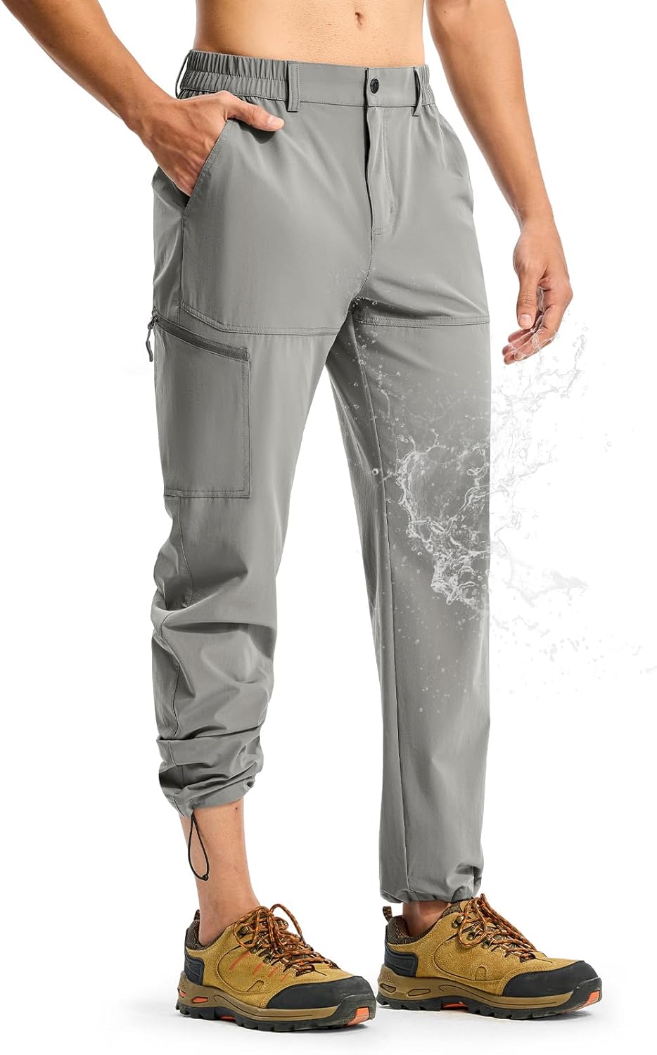 61AVIH5j9sL._AC_SL1500_.jpg Men's 4-Pocket Convertible Zip Cargo Jogger - Image 1