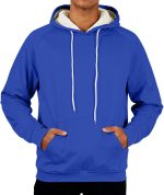 Men's Thick Fleece Sherpa Pullover Pocket - Image 2