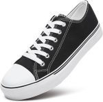 Men's Lace Up Low Top Canvas Sneakers